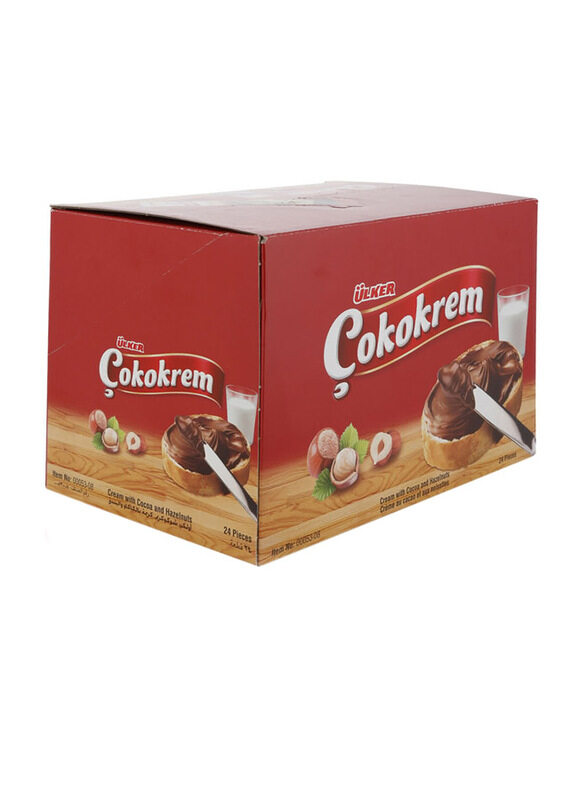 

Ulker Chocokream Cocoa and Hazelnut Cream - 24 Pieces, 960g