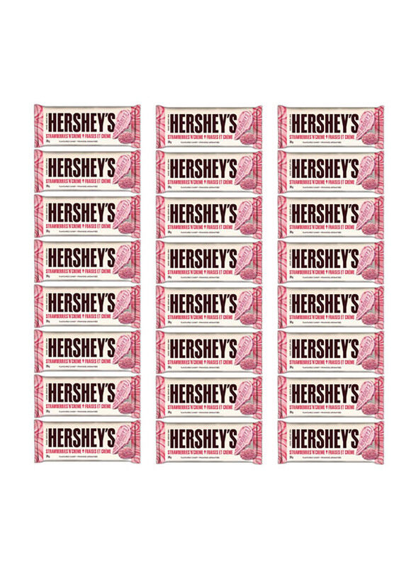 

Hersheys Strawberries 'N' Creme Chocolates Bar, 24 Pieces, 936g