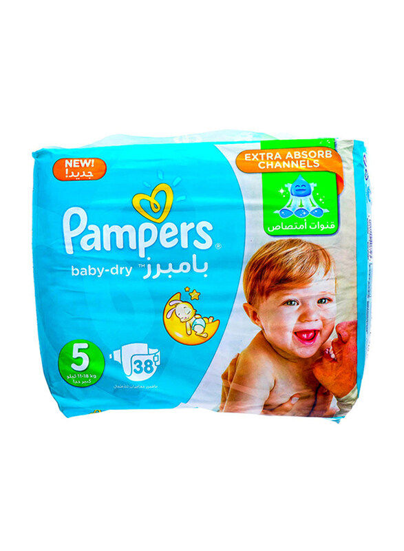 

Pampers Baby-Dry Diapers - 38 Pieces