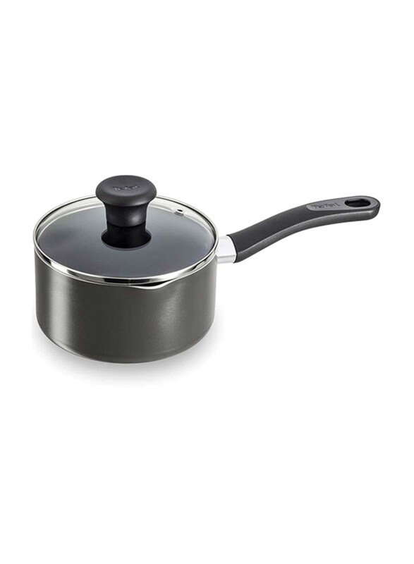 

Tefal 16cm Delicia Saucepan with Lid, Black