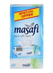 Masafi Pure Soft Care 2 Ply Facial Tissue, 5 x 200 Sheets
