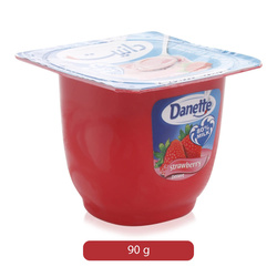 Danette Milk Strawberry Dessert, 90 grams