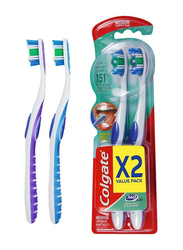 Colgate 360 Medium Multipack Toothbrush - 2 Pack