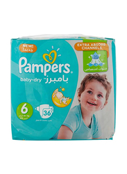 Pampers Baby-Dry Diapers - 36 Pieces