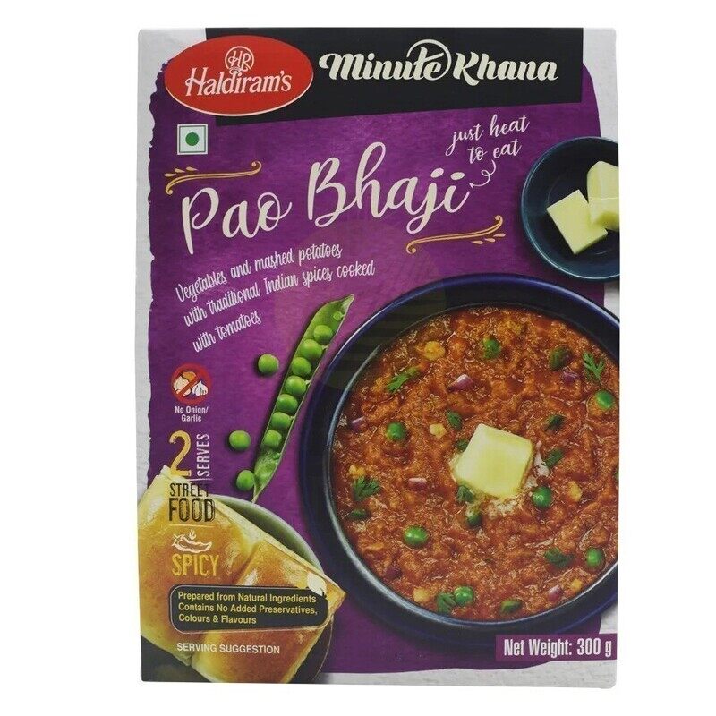 

Haldirams Minute Khana Amchi Pao Bhaji, 300g