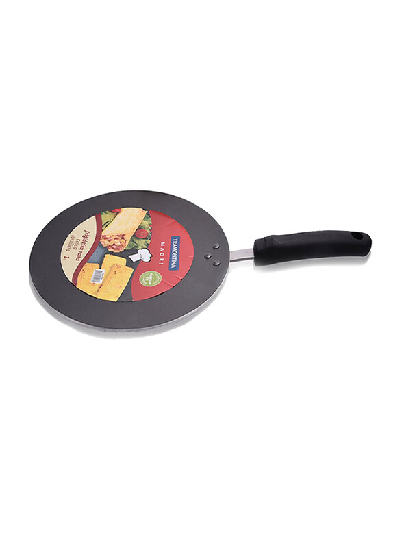 

Tramontina 28cm Napoli Nonstick Round Tawa, 48.4x28.4x5.1 cm, Black