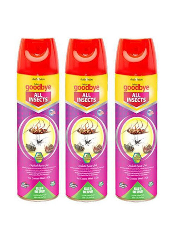 

Dutch & Habro Goodbye All Insect Kills in One Spray, 3 x 400 ml