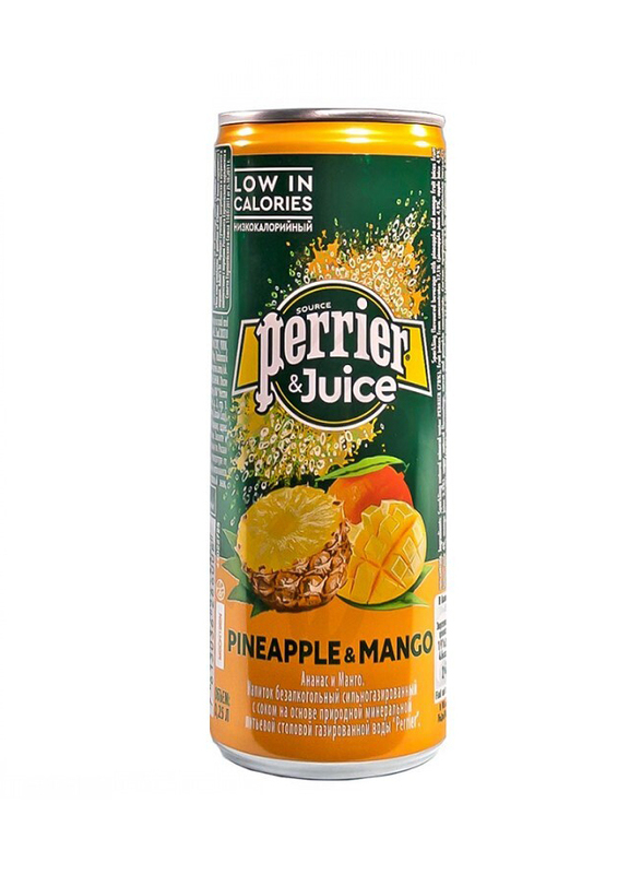 Perrier Mango & Pineapple Juice, 250ml