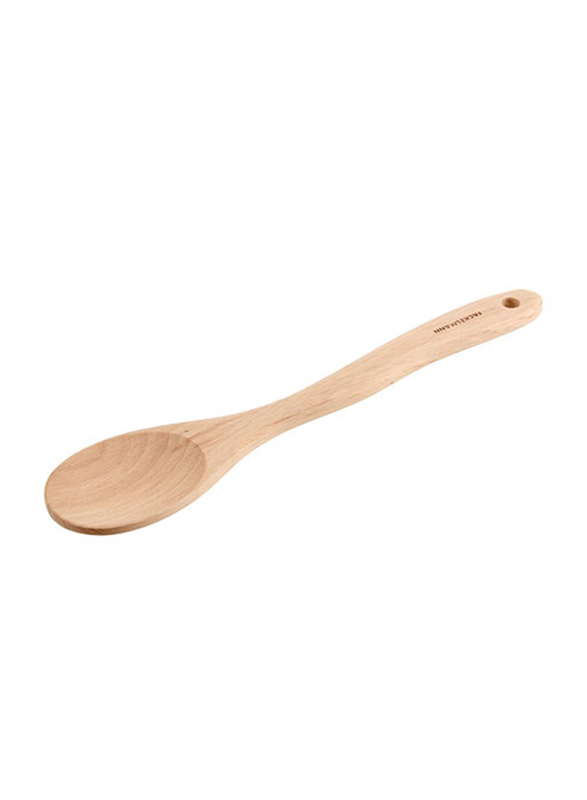 Fackelmann 30cm Wood Beech Spoon, Brown