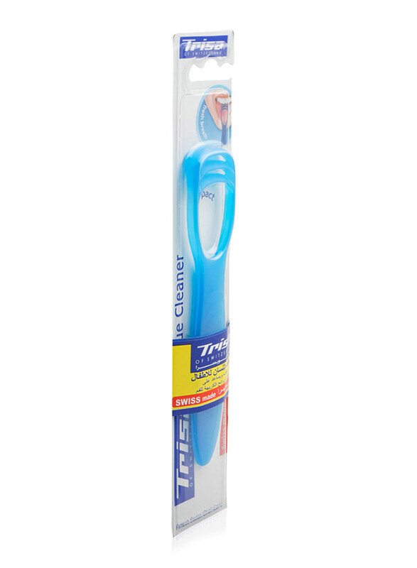 

Trisa Swiss Tongue Cleaner for Kids, Blue