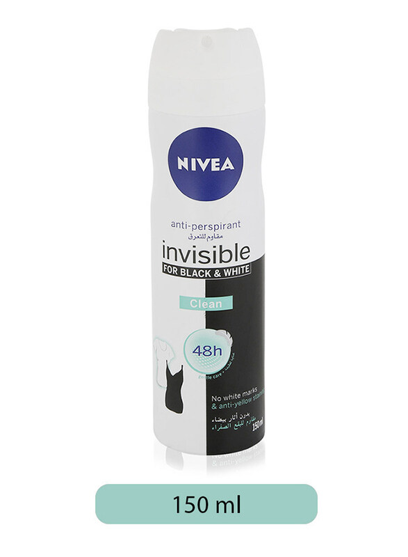 

Nivea Invisible Black & White Anti-Perspirant Roll-On for Women, 150ml