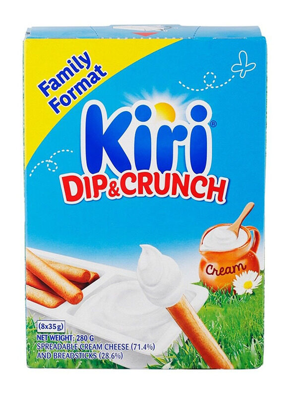 

Kiri Dip & Crunch, 8 x 35g