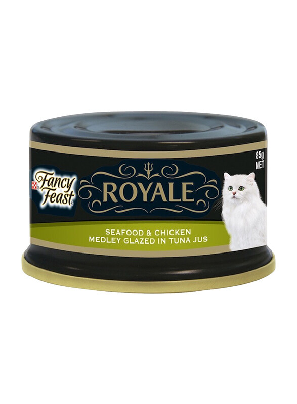 

Fancy Feast Royale Seafood & chicken Wet Cat Food, 85 grams