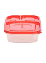 Lock & Lock E-Zlock Rectangle Container, 965ml, 2 Pieces, HLE7504, Red