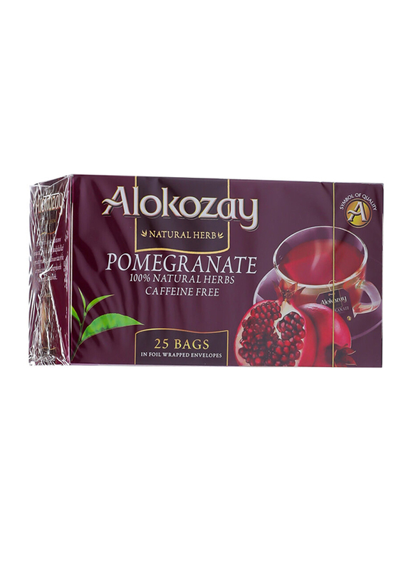 Alokozay Pomegranate Natural Herbs Tea, 25 Tea Bags