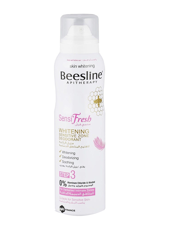 Beesline Sensi Fresh Whitening Sensitive Zone Deodorant Spray - 150 ml