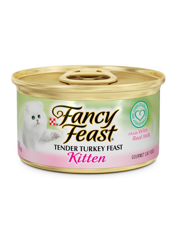 

Purina Fancy Feast Kitten Turkey Wet Cat Food, 85 grams