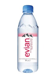 Evian Natural Mineral Water - 6 x 500ml