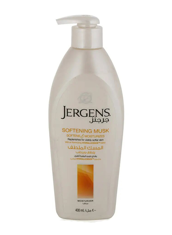 Jergens Softening Musk Dry Skin Moisturizer, 400ml, Pack of 1