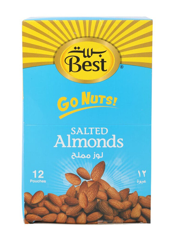 

Best Go Nuts Salted Almond, 12 x 20g