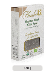 Number Eight Organic Black Chia Seed, 320g