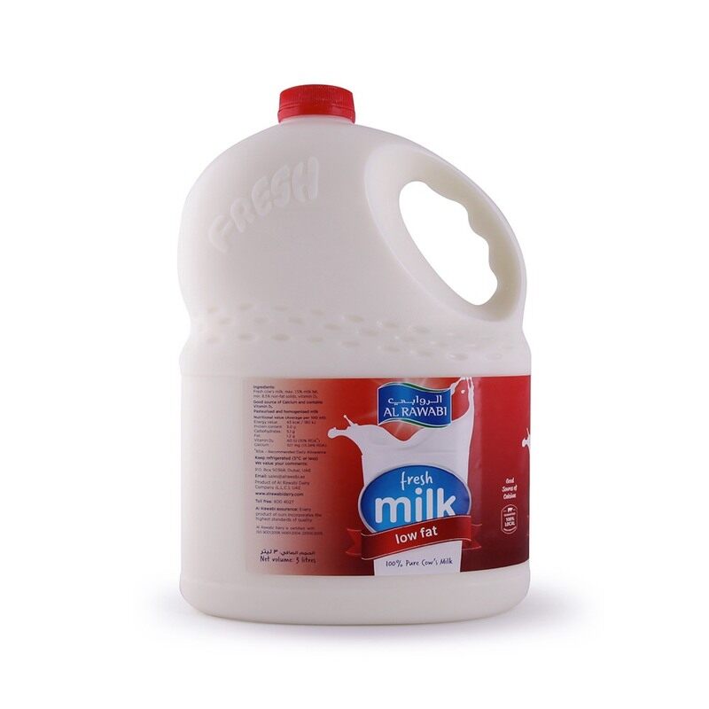 

Al Rawabi Milk Low Fat 3Liters