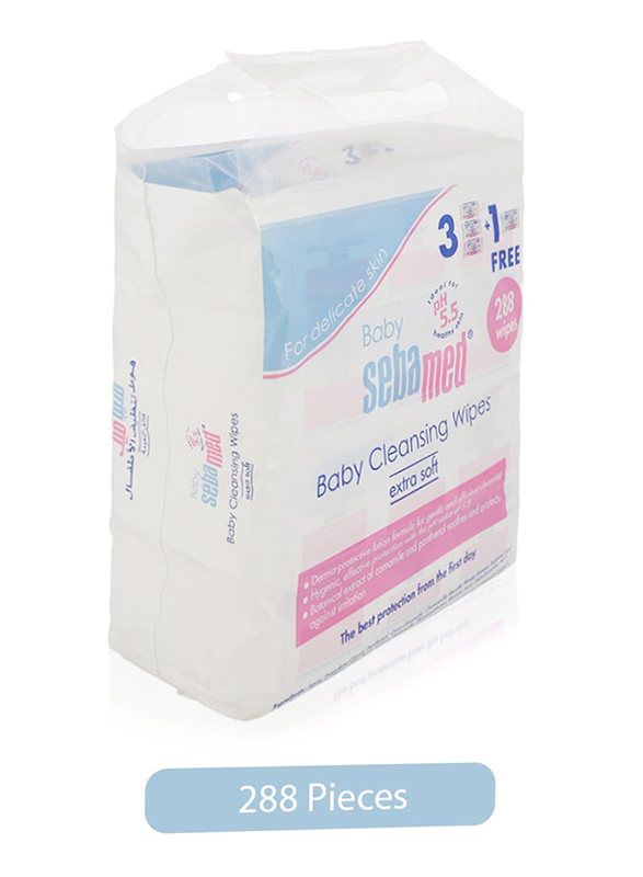 Sebamed 288-Pieces Baby Cleansing Wipes