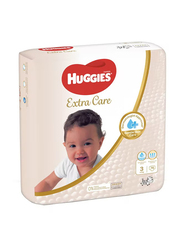 Huggies Extra Care Diapers Jumbo Pack, Size 3, 6-10 Kg, 76 Count