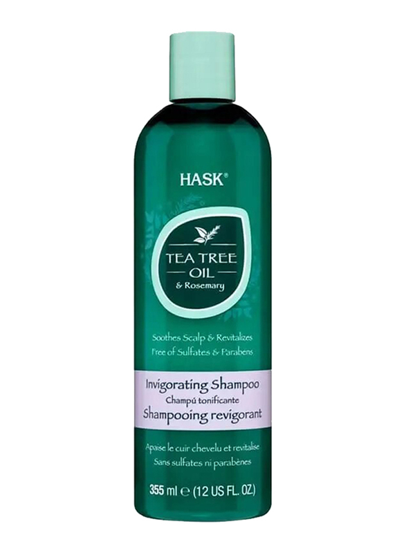 Hask Tea Tree Oil & Rosemary Shampoo, 355ml