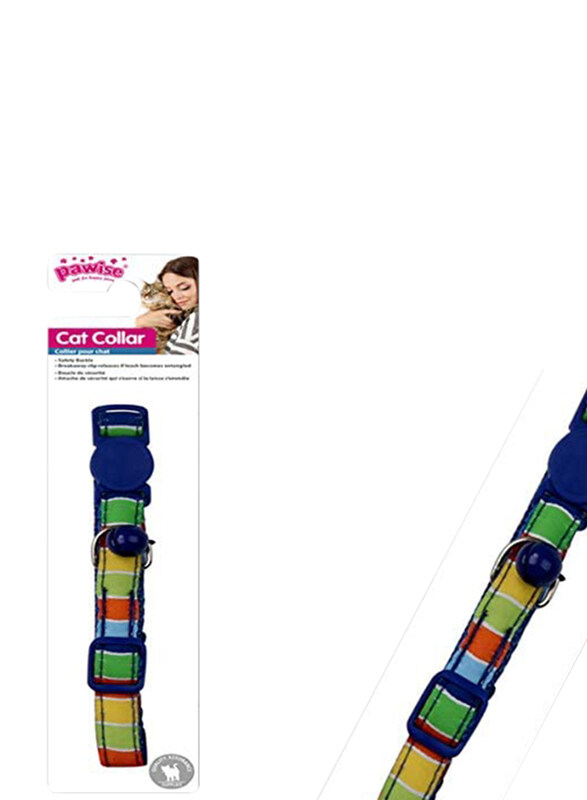 

Pawise Cat Collar Stripe, Blue