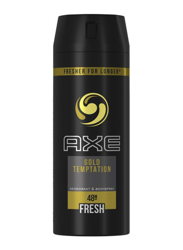 

AXE Gold Temptation 48H Fresh Deodorant Body Spray for Men, 150ml