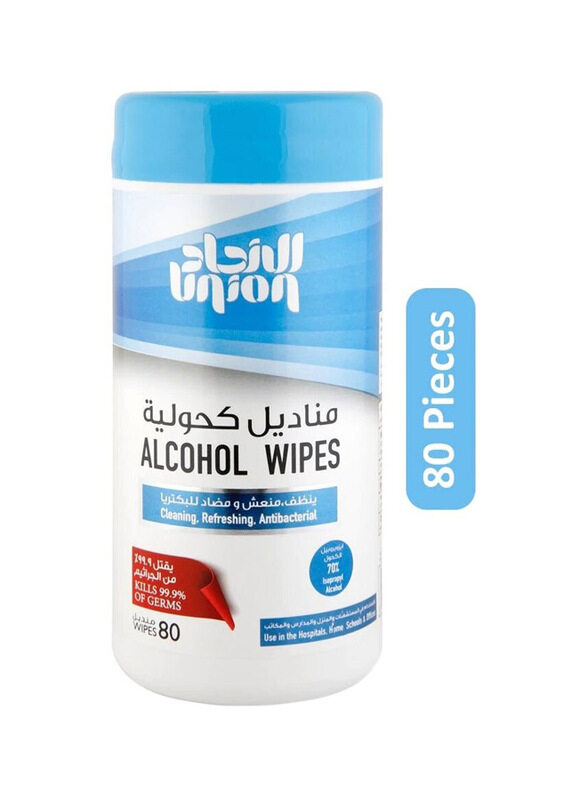 

Union Alcohol Wipes - 80 Pieces