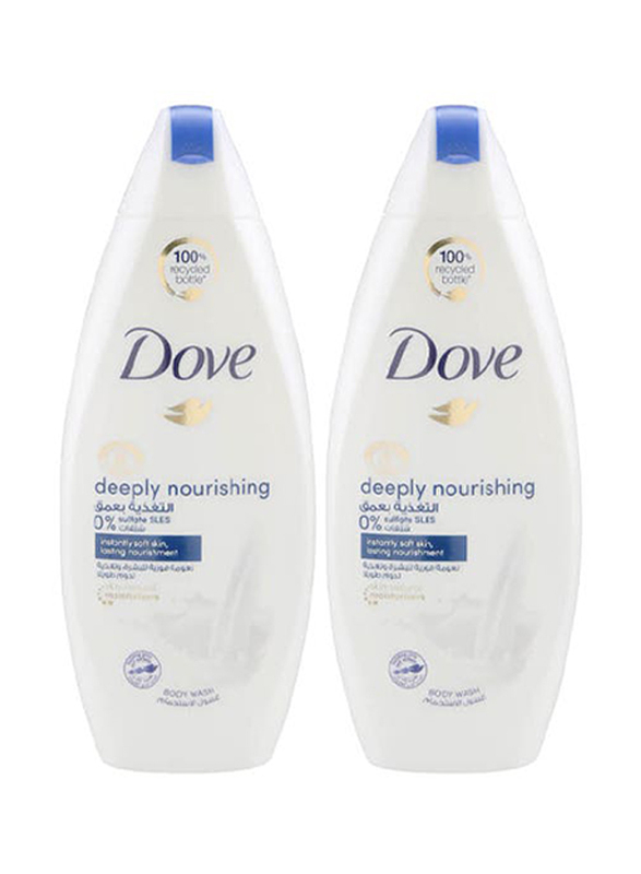 Dove Shower Gel Deep Nourish - 2X250Ml