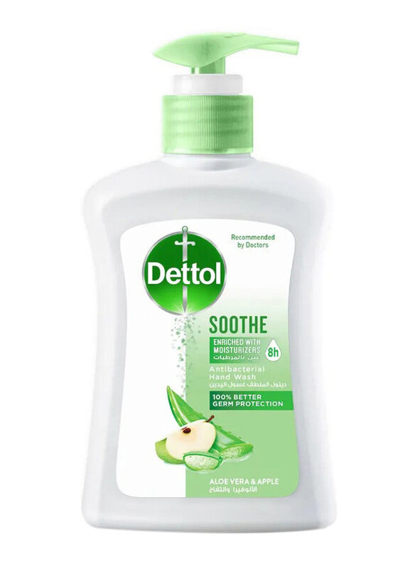 

Dettol Soothe Aloe Vera & Apple Liquid Hand Wash, 200ml