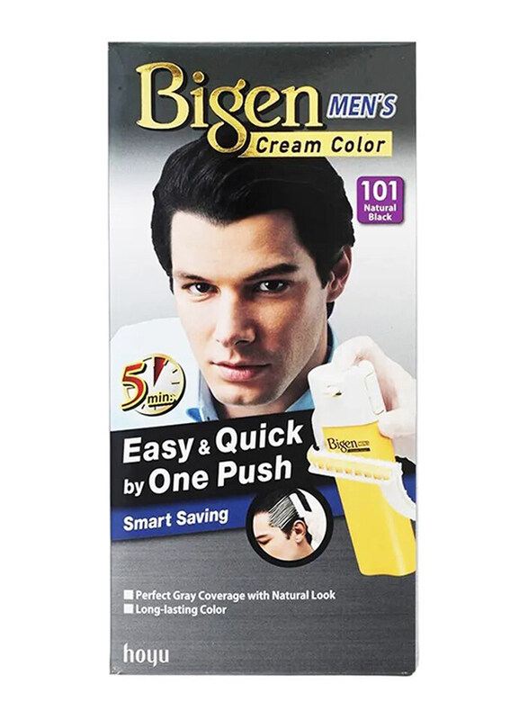 

Bigen Cream Hair Color for Men - 80 gm - 101 Natural Black