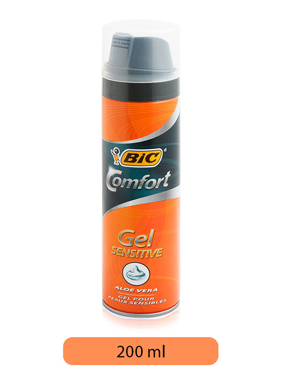 Bic Aloe Vera Sensitive Comfort Shaving Gel, 200ml