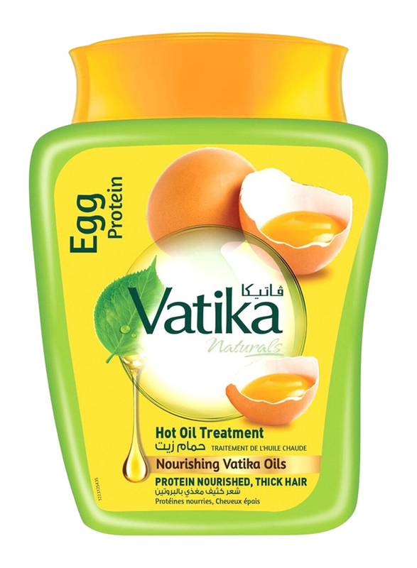 Vatika Naturals Hammam Zaith Hot Oil Treatment Enriched with Egg Protein for Damaged Hair, 1 Kg