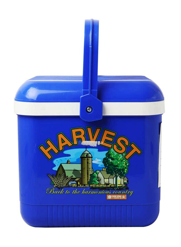 

Lion Star Square Rice Plastic Ice Box, 6 Ltr, Blue