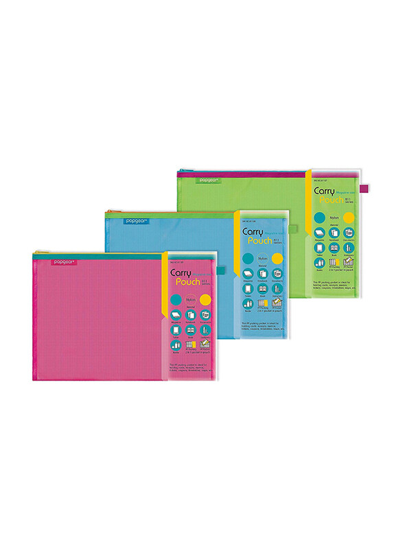 

Foldermate 811 Cheque Carry Pouch, A4 Size, 35 x 24cm, Assorted Colour