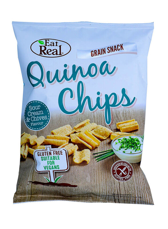 

Eat Real Quinoa Sour Cream & Chives Chips, 80g