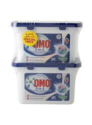 OMO 3-In-1 Laundry Capsules Eucalyptus - 2 x 225g