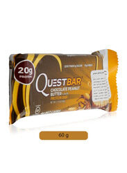 Quest Bar Chocolate Peanut Butter Flavor Protein Bar, 60g