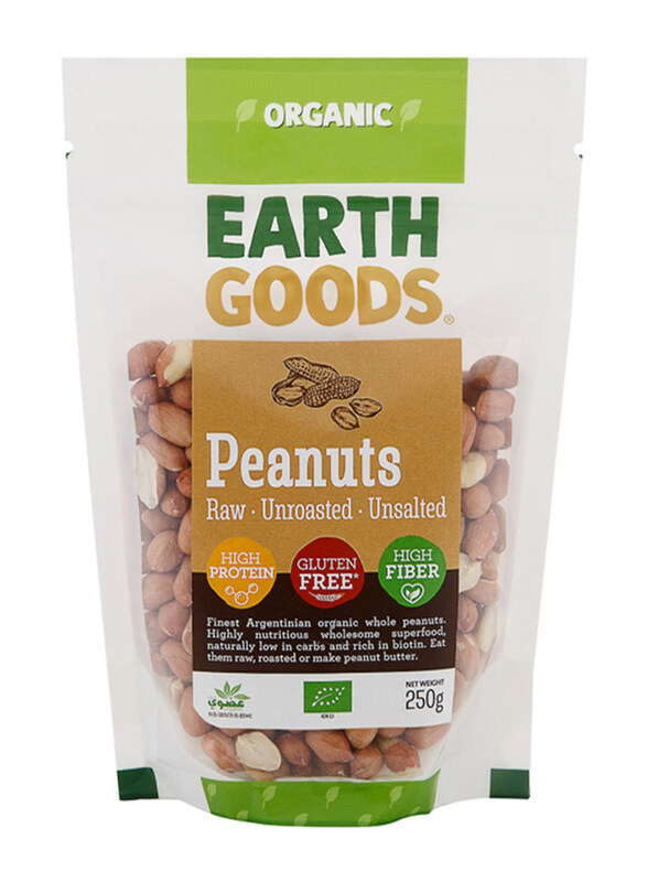 

Earth Goods Organic Peanuts, 250g