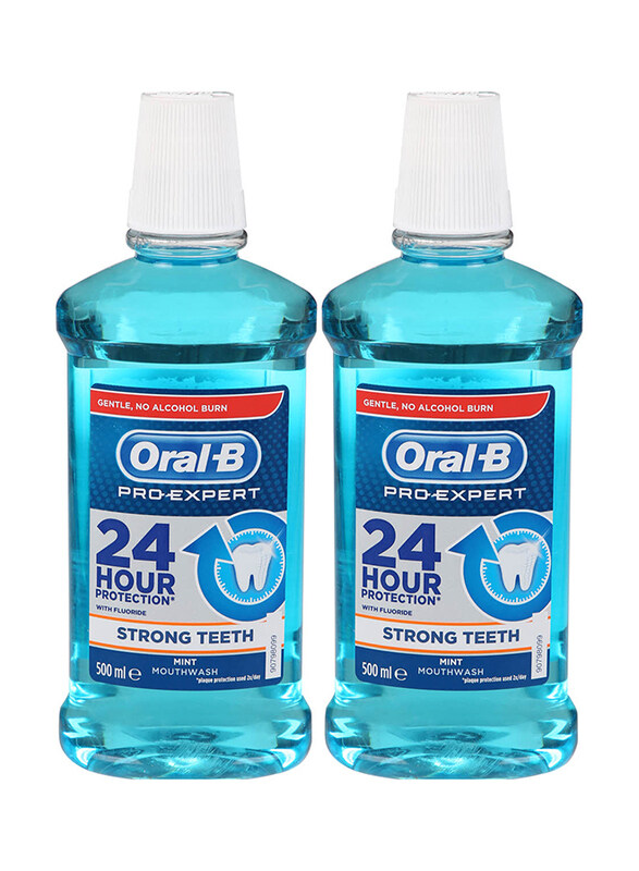 

Oral B Pro Expert Strong Teeth Mouthwash, 2 x 500ml