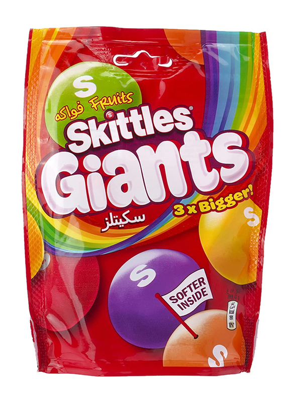 Skittles Fruits Giants Chewy Candies, 141g
