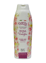 Parisienne Fiorile Rose & Vanila Body Wash, 500 ml