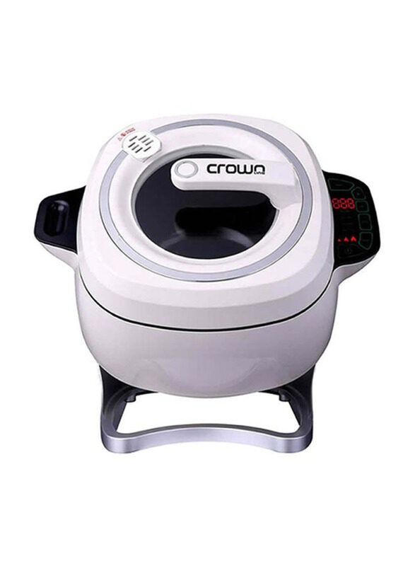 

Crownline 6L Automatic IH Stir Fryer with Magnetic Heating, 117-SF-203, White