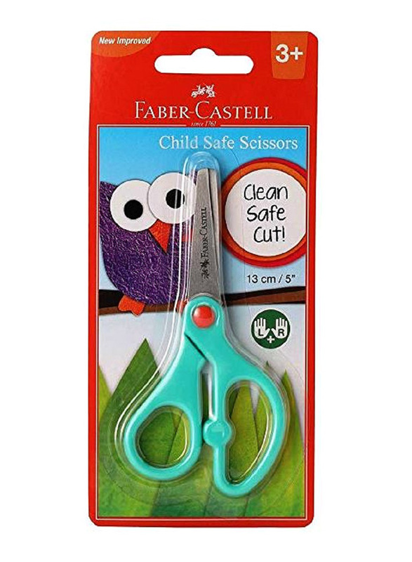 

Faber-Castell Child Safe Scissors, Aqua/Silver