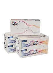 Wow Facial Tissue, 5 Boxes x 150 Sheets x 2 Ply