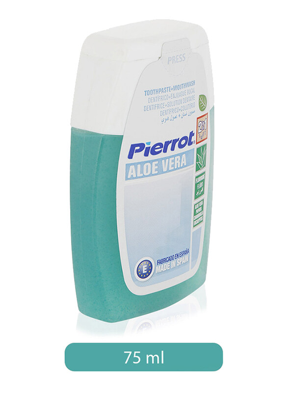 

Pierrot AloeVera 2 In 1 Liquid Toothpaste & Mouthwash, 75ml